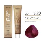 رنگ مو بلوندبار شماره 5.20 (شرابی بادمجانی متوسط) 100 میل