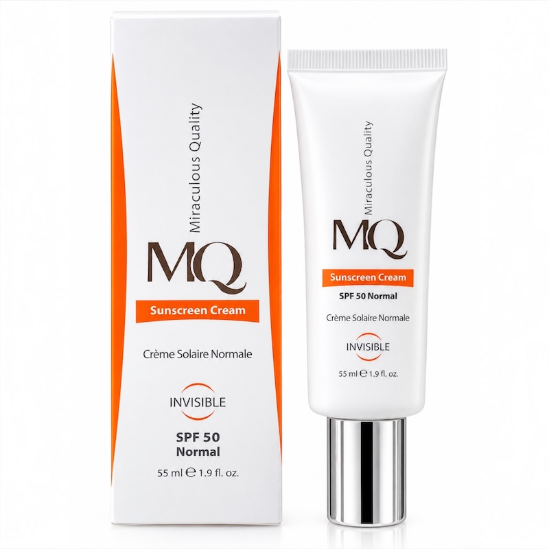 کرم ضدآفتاب بی رنگ نرمال ام کیو + SPF 50 حجم 55 میل (اورجینال) کرم ضدآفتاب بی رنگ نرمال ام کیو + SPF 50 حجم 55 میل (اورجینال)