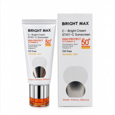 ضدآفتاب ضدلک رنگی برایت مکس C-Bright SPF50 حجم ۵۰ میل